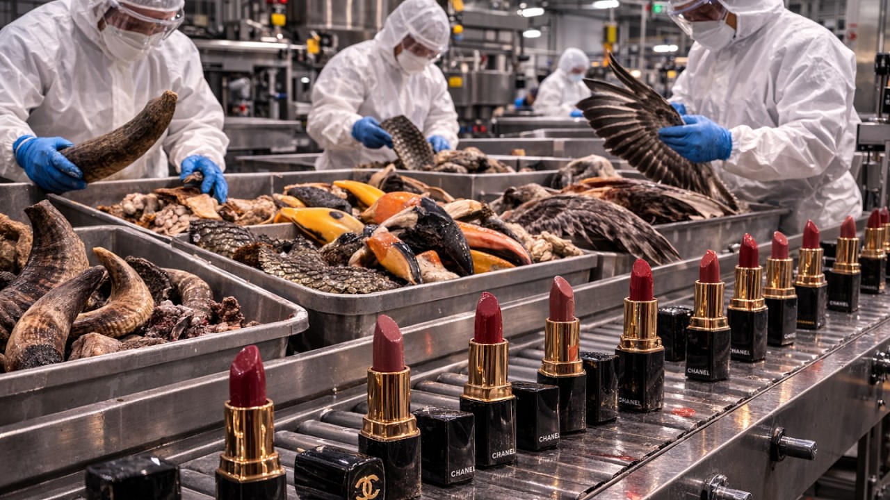 Inside the Factory - From Animal Waste to Your Favorite Lipstick
