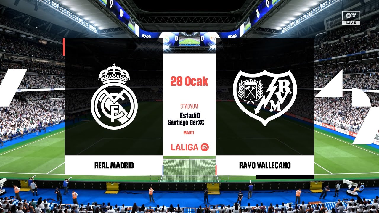 REAL MADRİD-RAYO VALLECANO|LALİGA|FC|