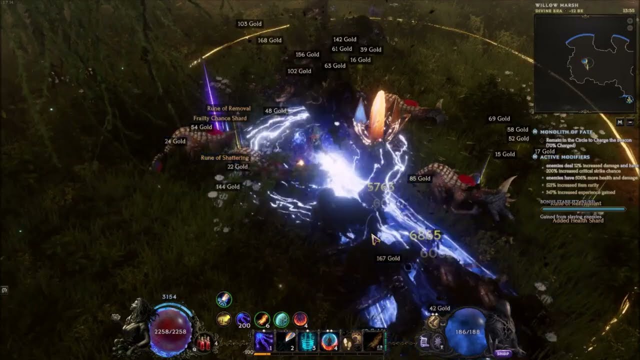 Lightningbrand one button Spellblade build