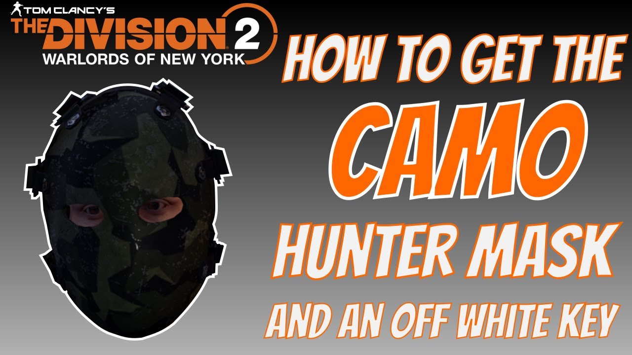 The Division 2 | How to get Camo Hunter Mask | Off White key