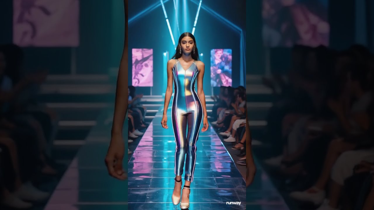 “AI Fashion Show: Stunning Virtual Model in Action”