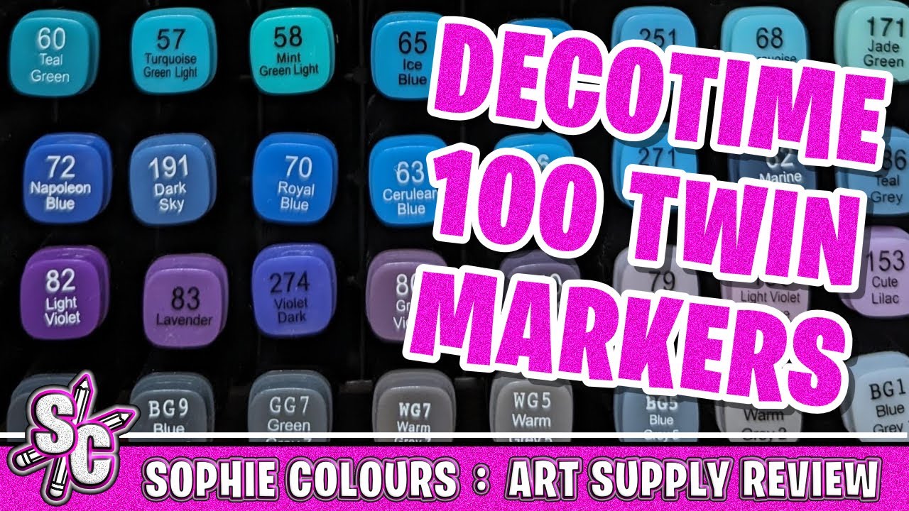 DECOTIME 100 Twinmarkers Review by Sophie Colours
