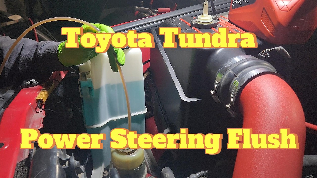 Промывка гидроусилителя руля Toyota Tundra
