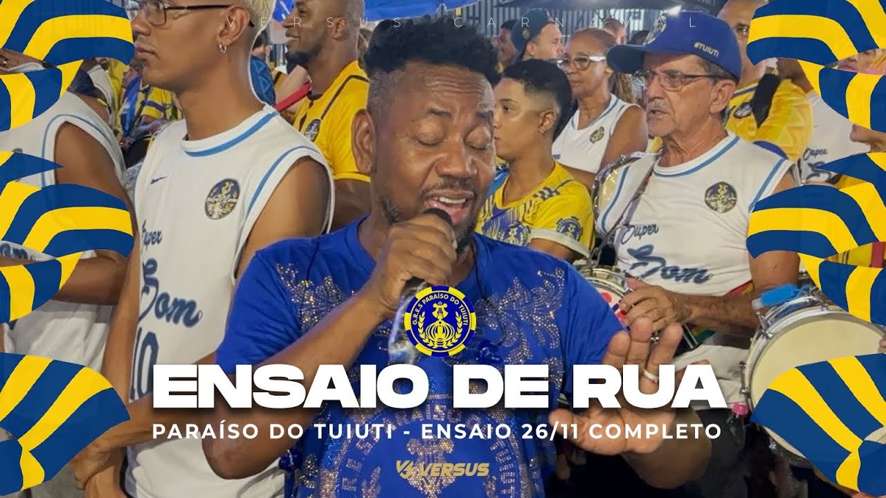 PARAÍSO DO TUIUTI 2026 - ENSAIO DE RUA COM MAYARA LIMA COMPLETO - 26/01