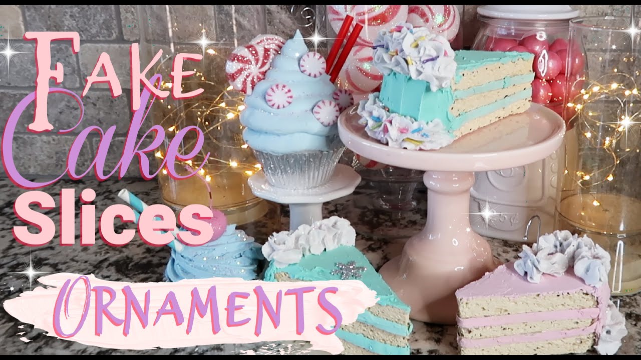 HOW TO MAKE FAKE CAKE SLICES!