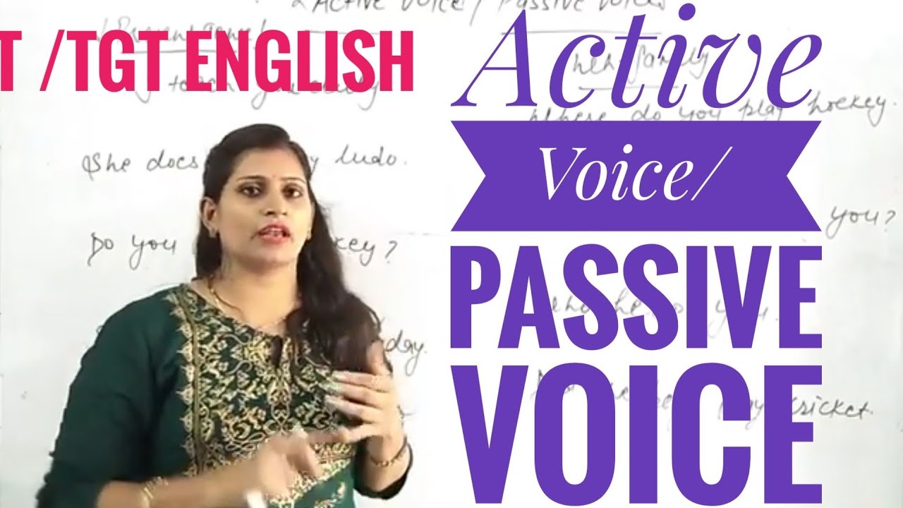 Active Voice /Passive Voice..for tgt.pgt English..Aarohi schools..N.v.s./Uptet English