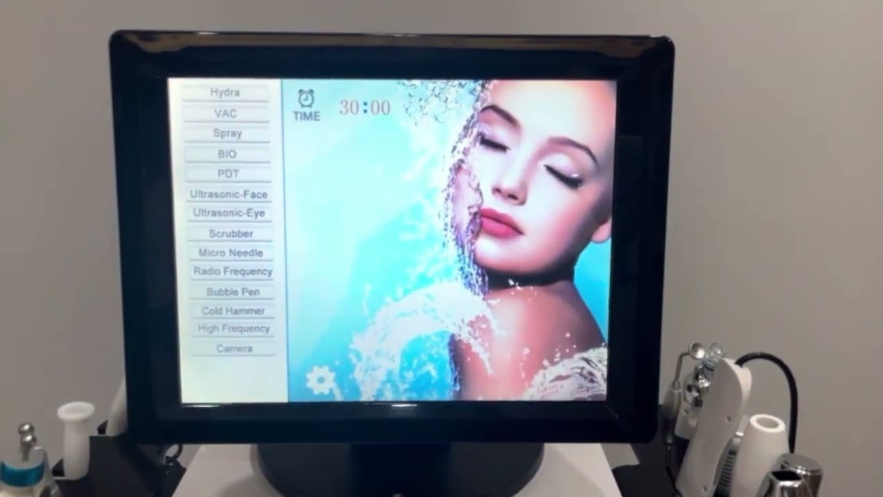 15 in 1 Hydra Dermabrasion Skin Care Facial Cleaning Machine