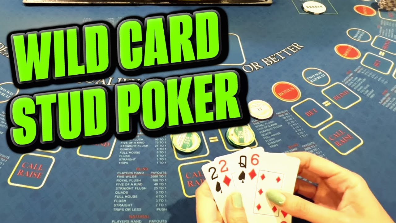 WILD CARD STUD POKER 🔴 Duże zakłady i wygrana &clubs;️