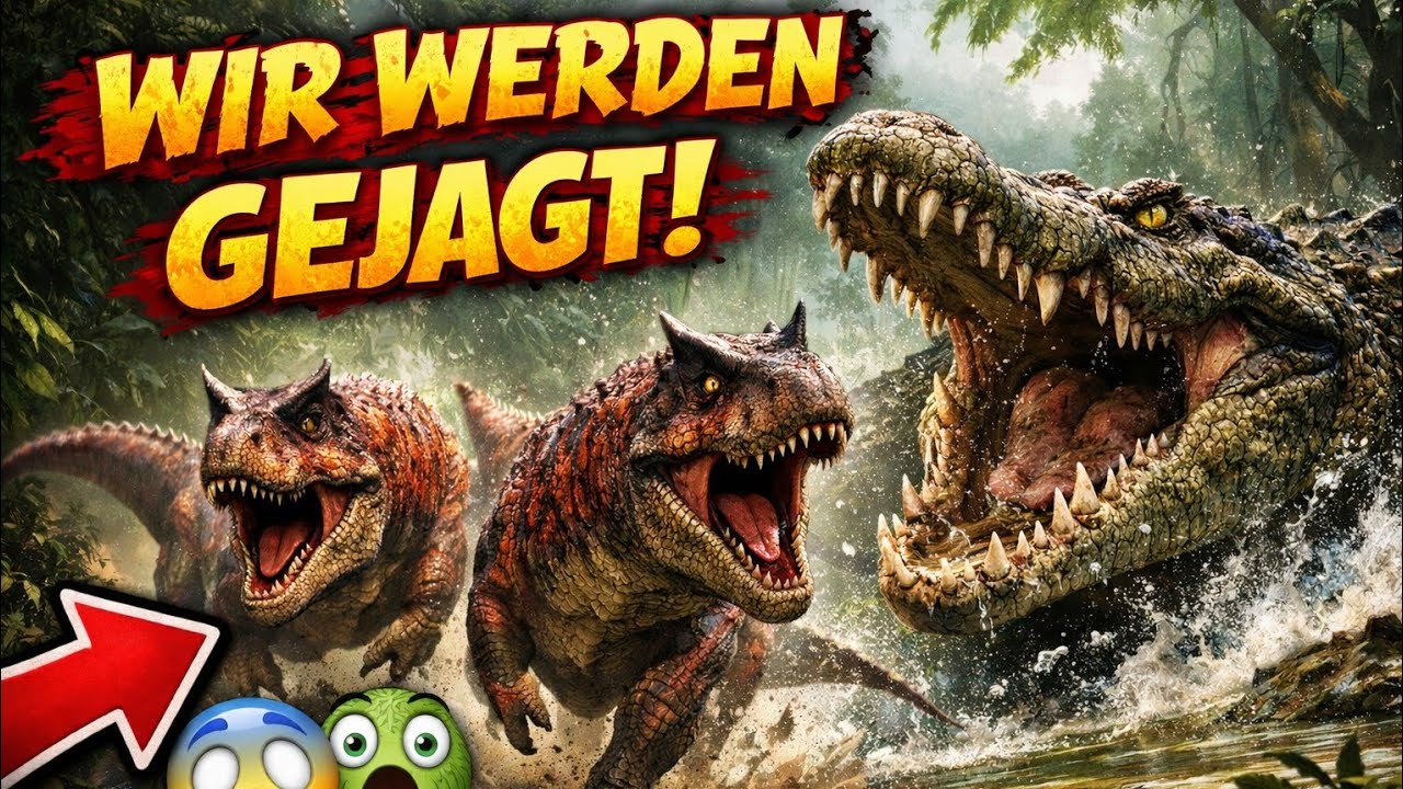Crocs jagen uns‼️| Carno| The Isle Evrima Let's play Deutsch #theisle #theisledeutsch #theisleevrima