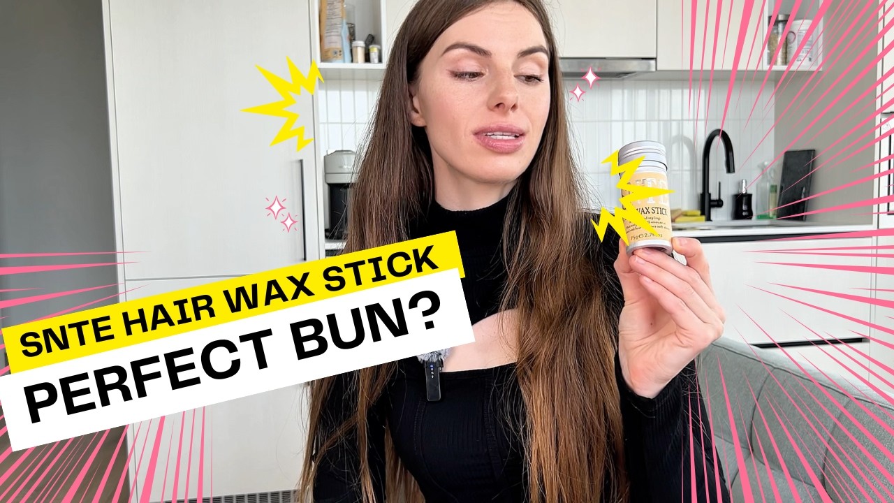 Hair Wax Stick Review ✨ Slick Flyaways & Perfect Bun | Non-Greasy Styling Cream