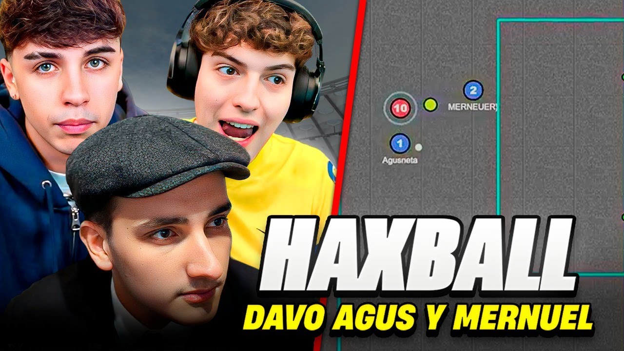 DAVO MERNUEL Y AGUSNETA VUELVEN A JUGAR HAXBALL JUNTOS