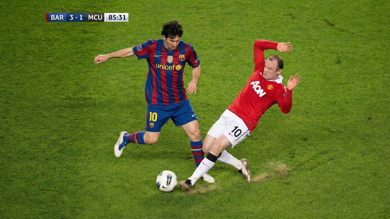 MESSI DESTRUIU O MANCHESTER UNITED E DEIXOU SIR ALEX FERGUSON SEM REAÇÃO