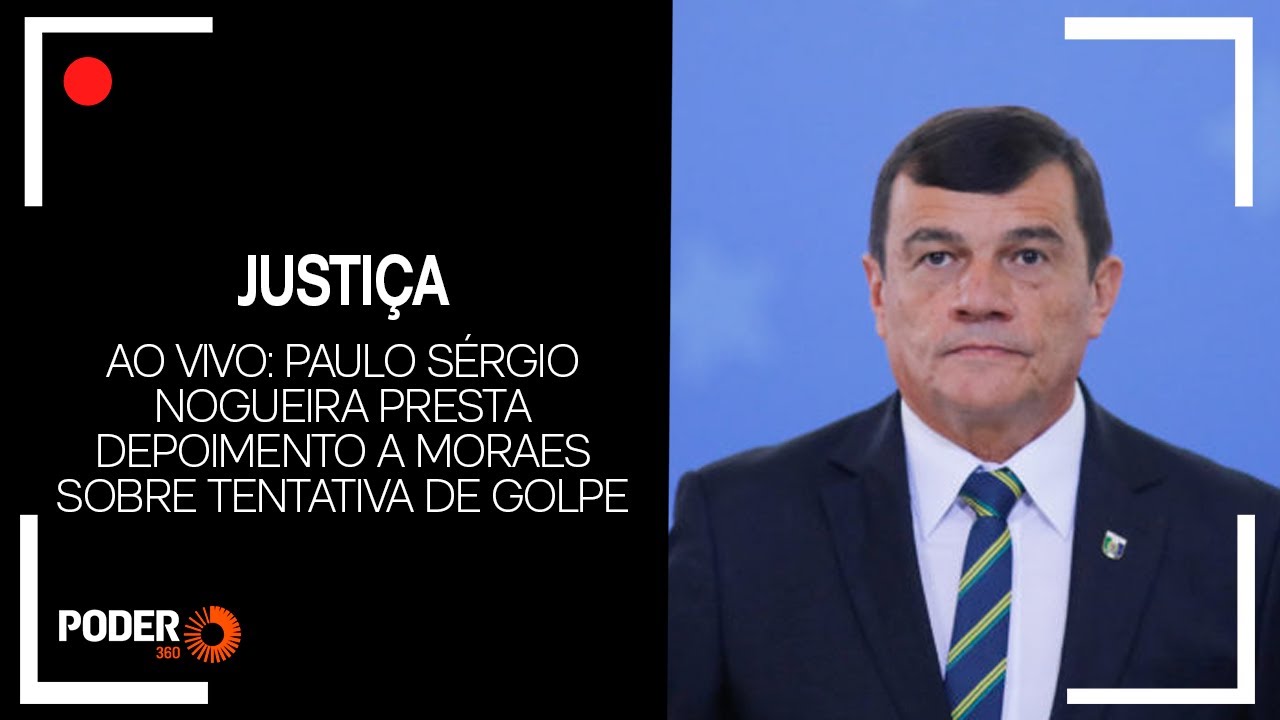 Ao vivo: Paulo Sérgio Nogueira presta depoimento a Moraes sobre tentativa de golpe
