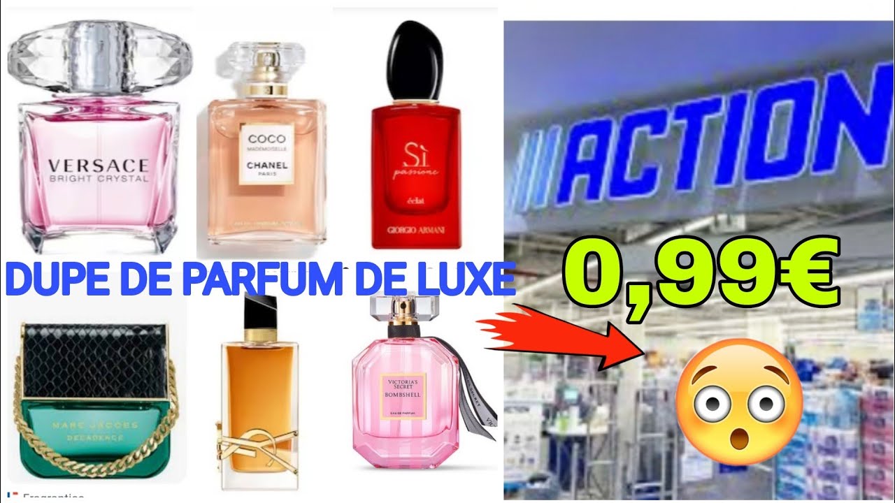 😱😱ACTION VOICI LES DUPES DE PARFUM DE LUXE A PETITS PRIX!#parfum #parfumaction #dupeaction #action