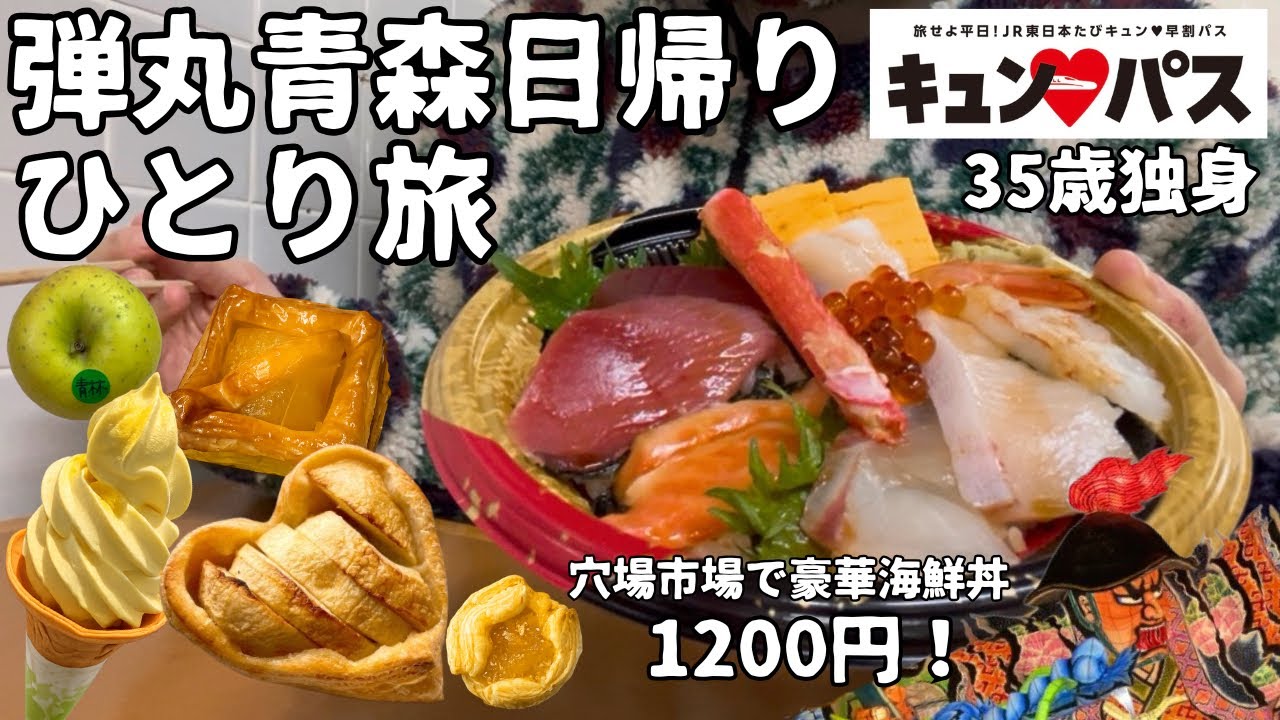 【弾丸日帰り】青森・弘前滞在時間7時間半！薄給OLがキュンパスでいくら得できた？【女ひとり旅】