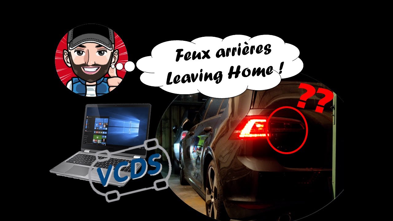 Activer Feux Arrières Intérieurs Coming/Leaving Home [VCDS] sur GOLF 7