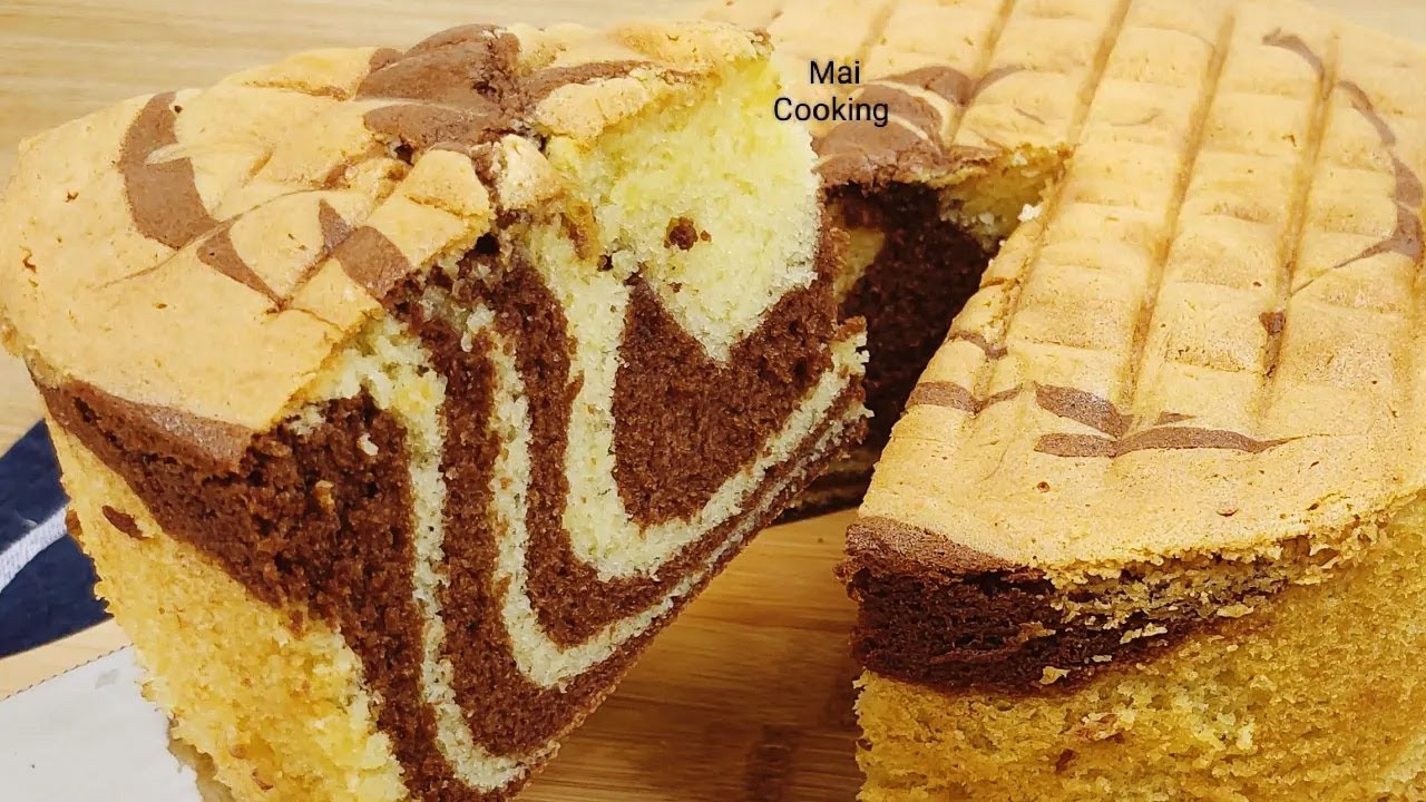 Мягкий и вкусный рецепт мраморного торта