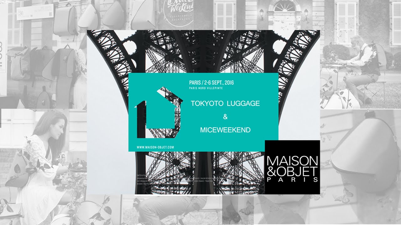 Miceweekend Ecofriendly Backpacks at the Maison du Object - Paris 2016