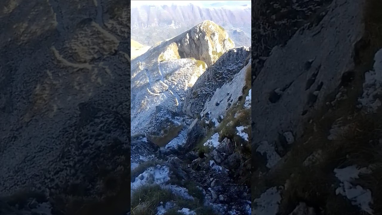 Il canalino del Gendarme. Monte Viglio