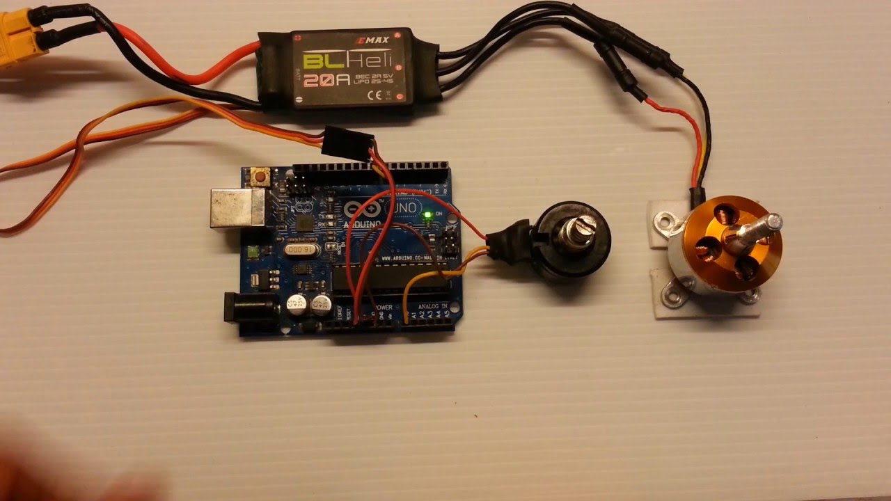 Control Brushless Motor Using Arduino