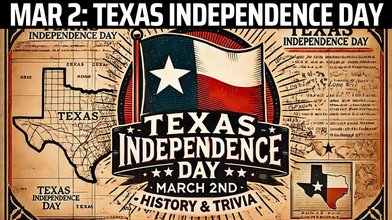 Days Behind March 02 Texas&nbsp;Independence&nbsp;Day: Untold History & Trivia #texas #houston #austin