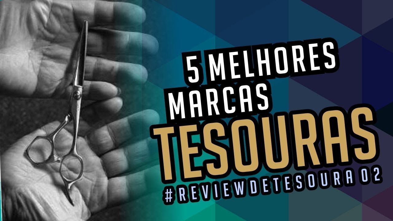 As Melhores tesouras de cortar cabelo REVIEWDETESOURAS #02