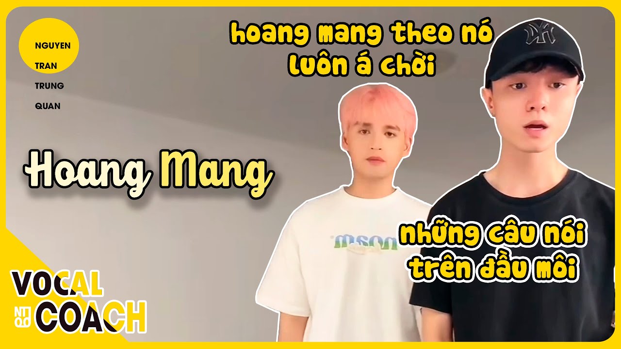HOANG MANG - Hơi thở trong thanh nhạc | Nguyễn Trần Trung Quân - Vocal Coach