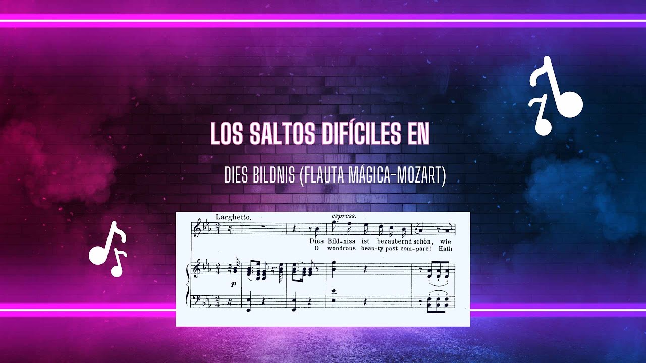 #114. Los terribles saltos en el aria Dies Bildnis de la Flauta mágica de Mozart