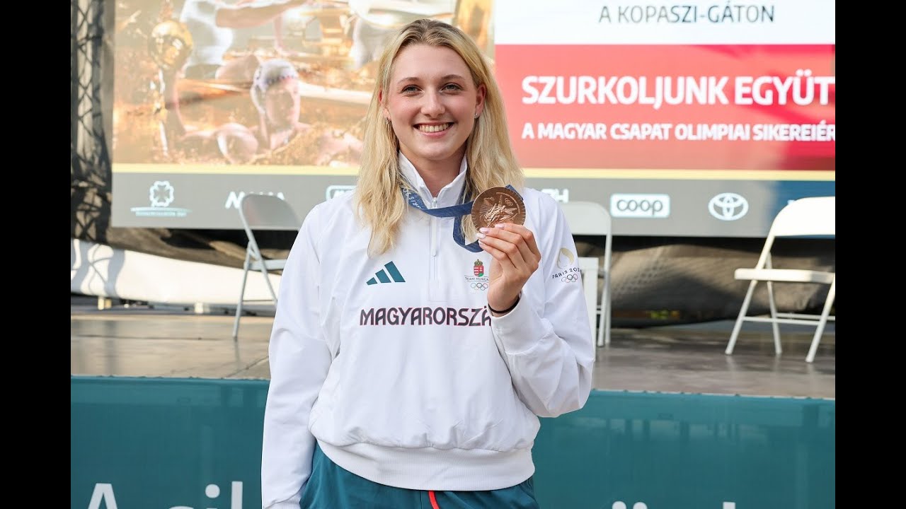 A gyros meglett, a tetoválásról még ezután dönt – hazaérkezett az olimpiai bronzérmes Muhari Eszter