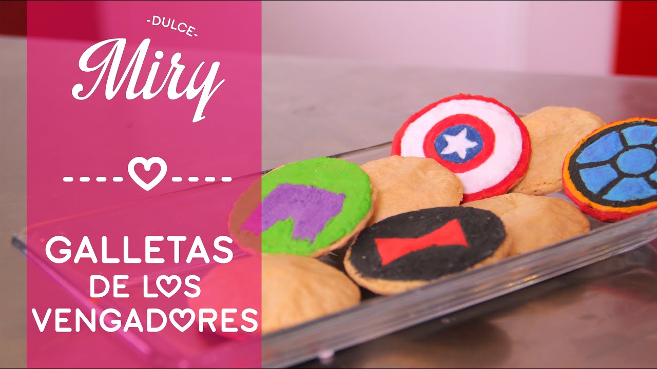 Cómo hacer galletas de mantequilla: Deliciosas y decoradas de Los Vengadores
