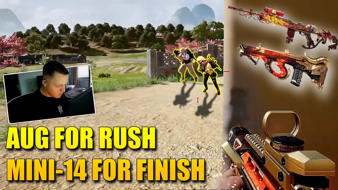 This AUG + Mini 14 Combo Makes ADOUZ1E Unstoppable in PUBG