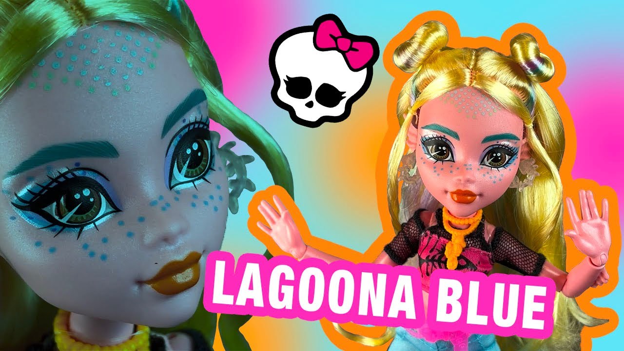 ¡PRECIOSA! 🤩 | Muñeca Lagoona Blue Core Refresh de Monster High G3 ¡Unboxing y revisión! 🪼🧡🩷
