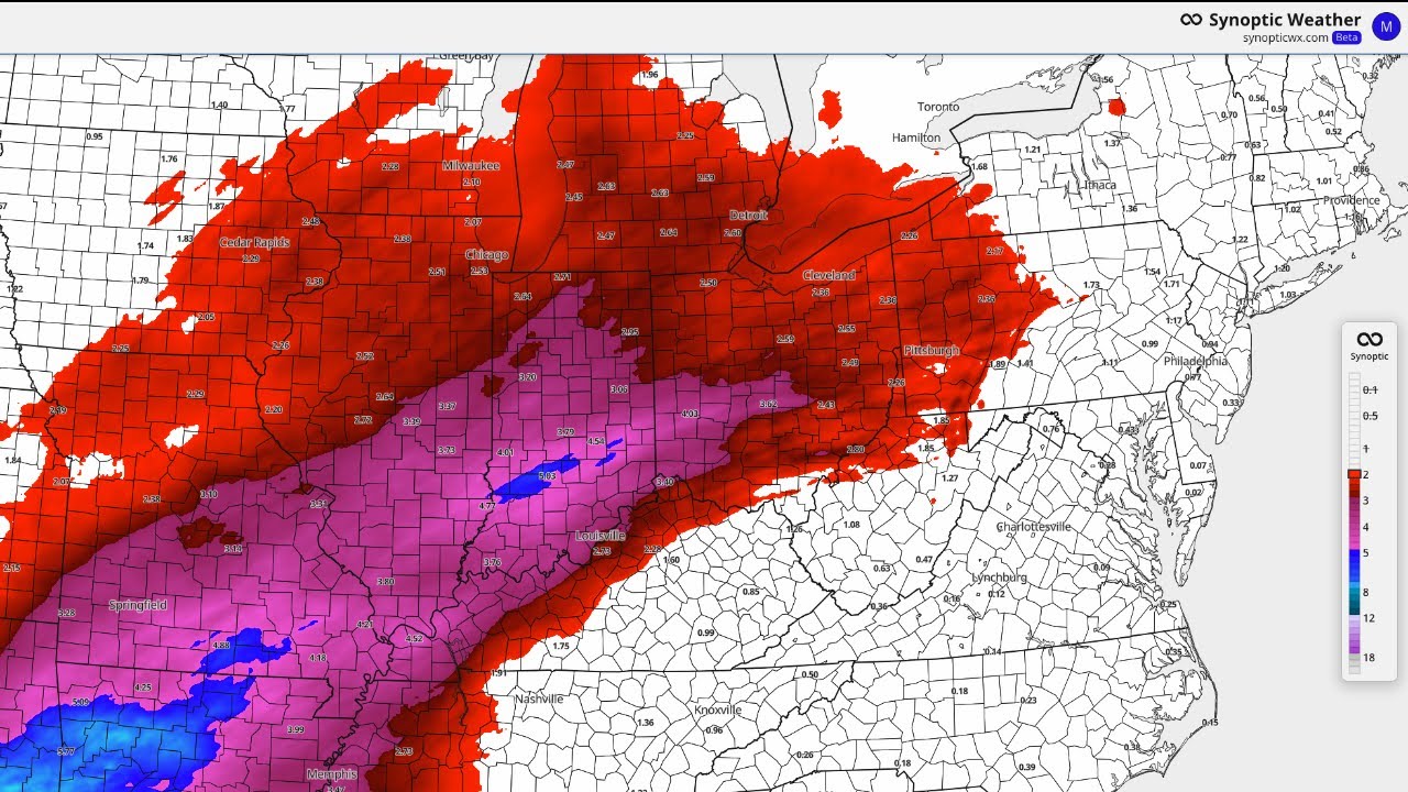 3-4-26 11AM: Heavy rainfall and flooding risks on the rise.
