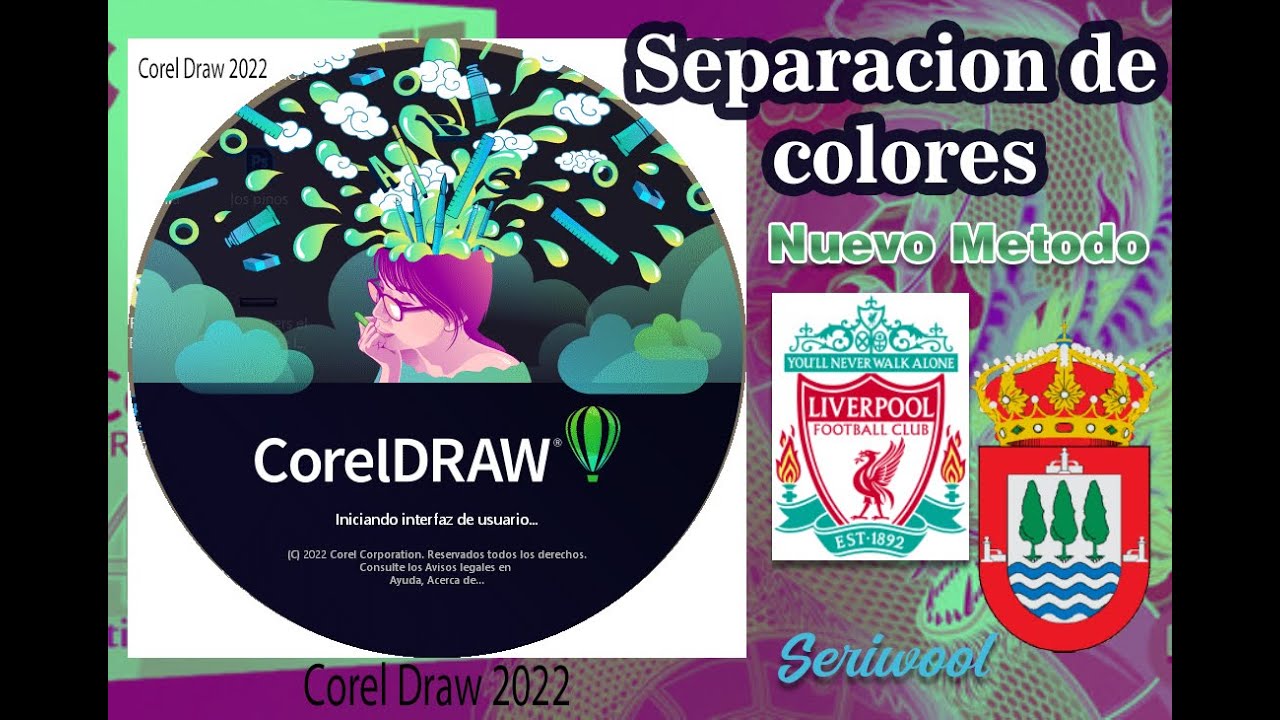 SEPARACION DE COLORES SOLIDOS PARA SERIGRAFIA EN COREL DRAW 2022 modo profesional