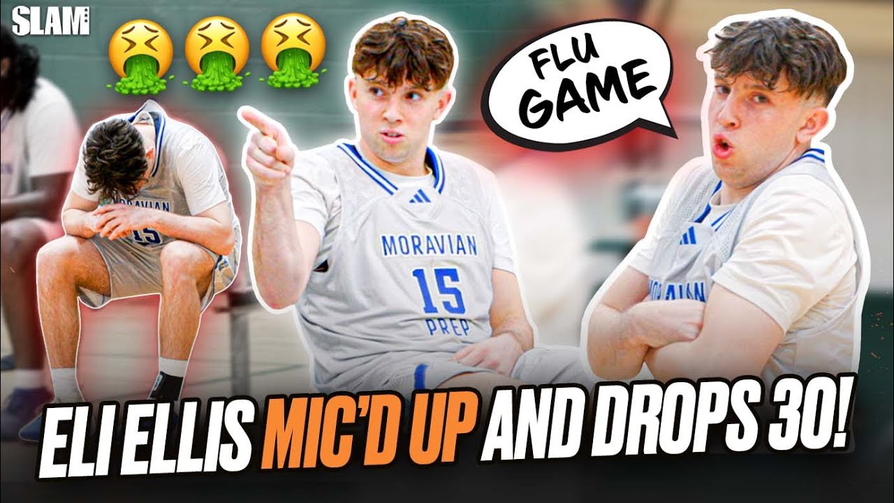 Eli Ellis Was MIC'D UP and Dropped a 30 BALL in a "FLU GAME" 🤒🔥 | SLAM Mic'd Up 🎤