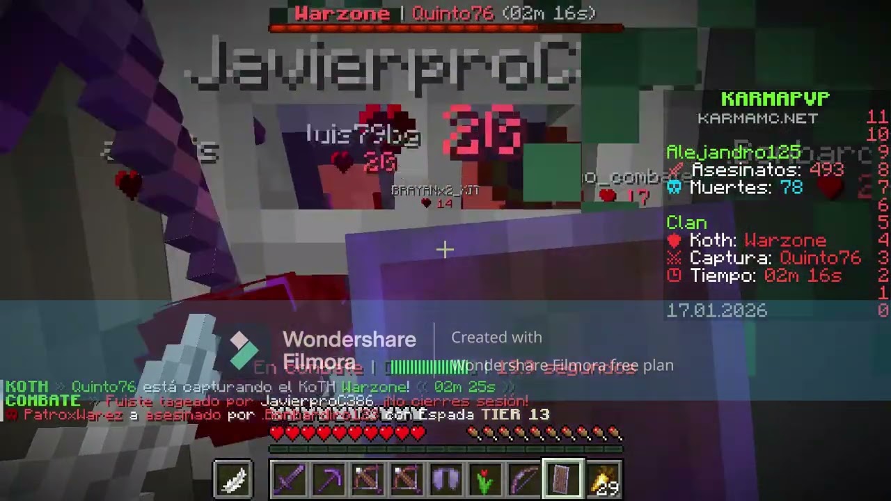 abusando de bug los 3 en karmapvp