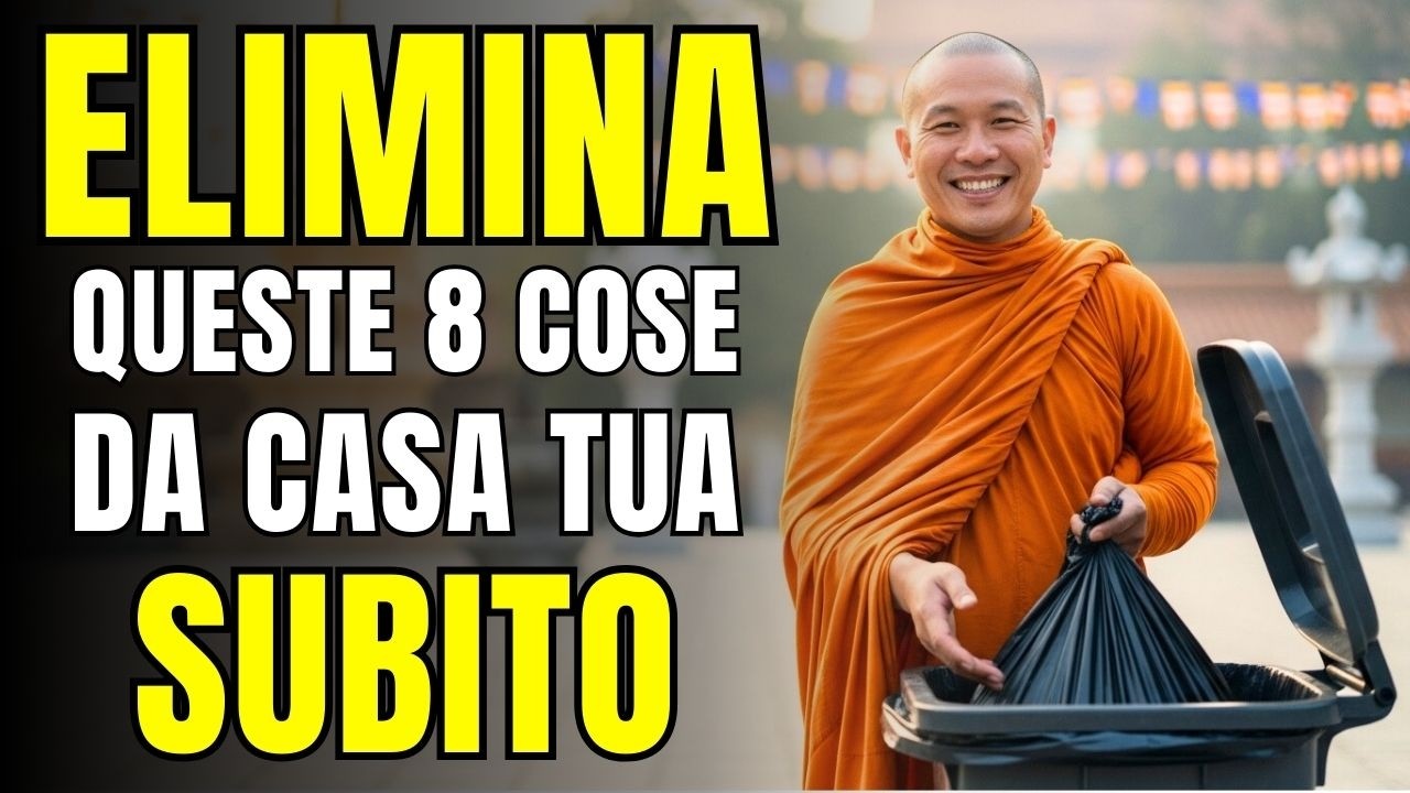ELIMINA QUESTE 8 COSE DA CASA TUA: Possono Portare Sfortuna e Energie Pesanti | Buddismo