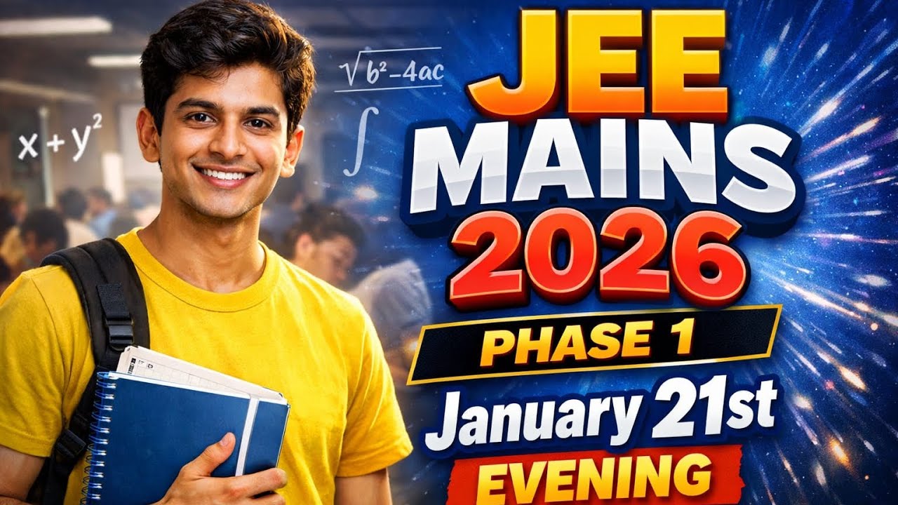 Paper explanation JEE MAINS PHASE-1(21-01-26)EVENING (11-15)