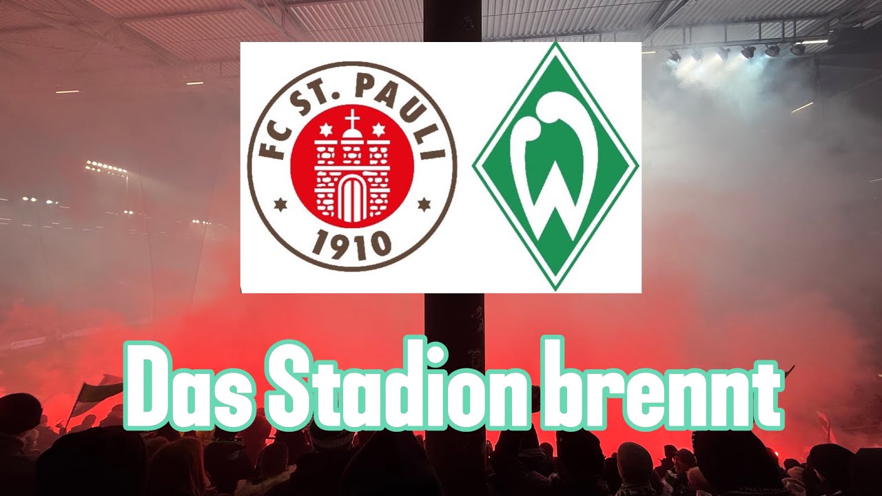 Werder Bremen live aus dem Millerntor-Stadion | Pfosten Chaos  | XXXL Pyro-Wahnsinn 🧨 | 15.12.2024