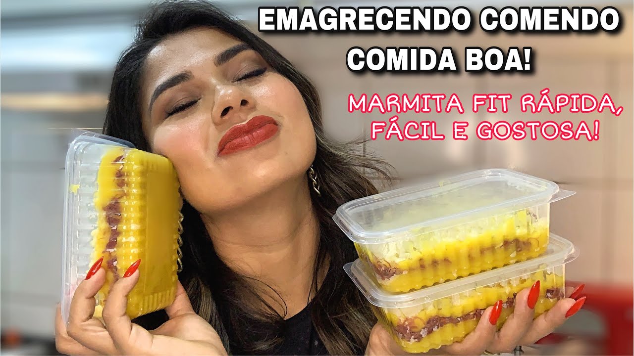 PREPARANDO MARMITA FIT PRA DIETA - ESCONDIDINHO