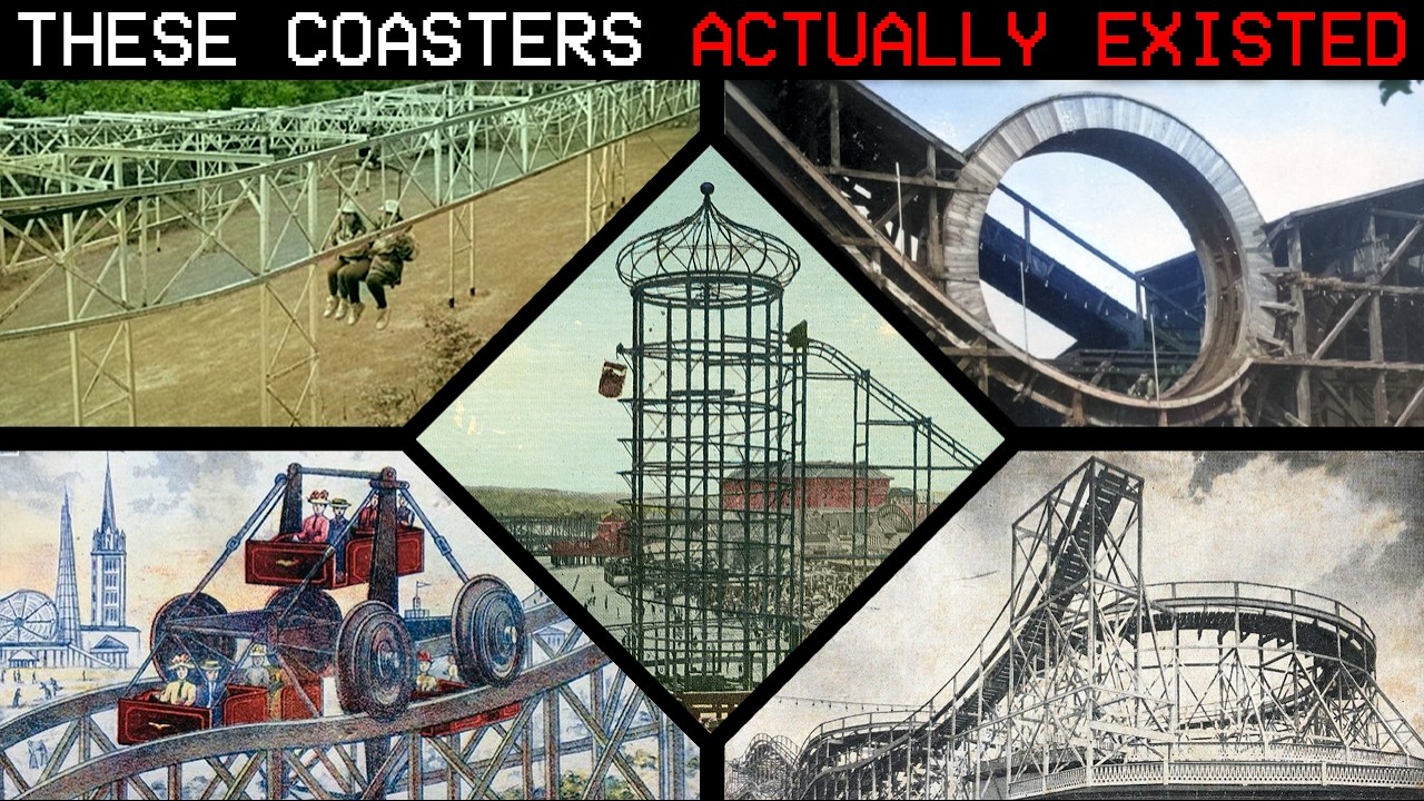 10 Old, Strange, TERRIFYING Roller Coasters