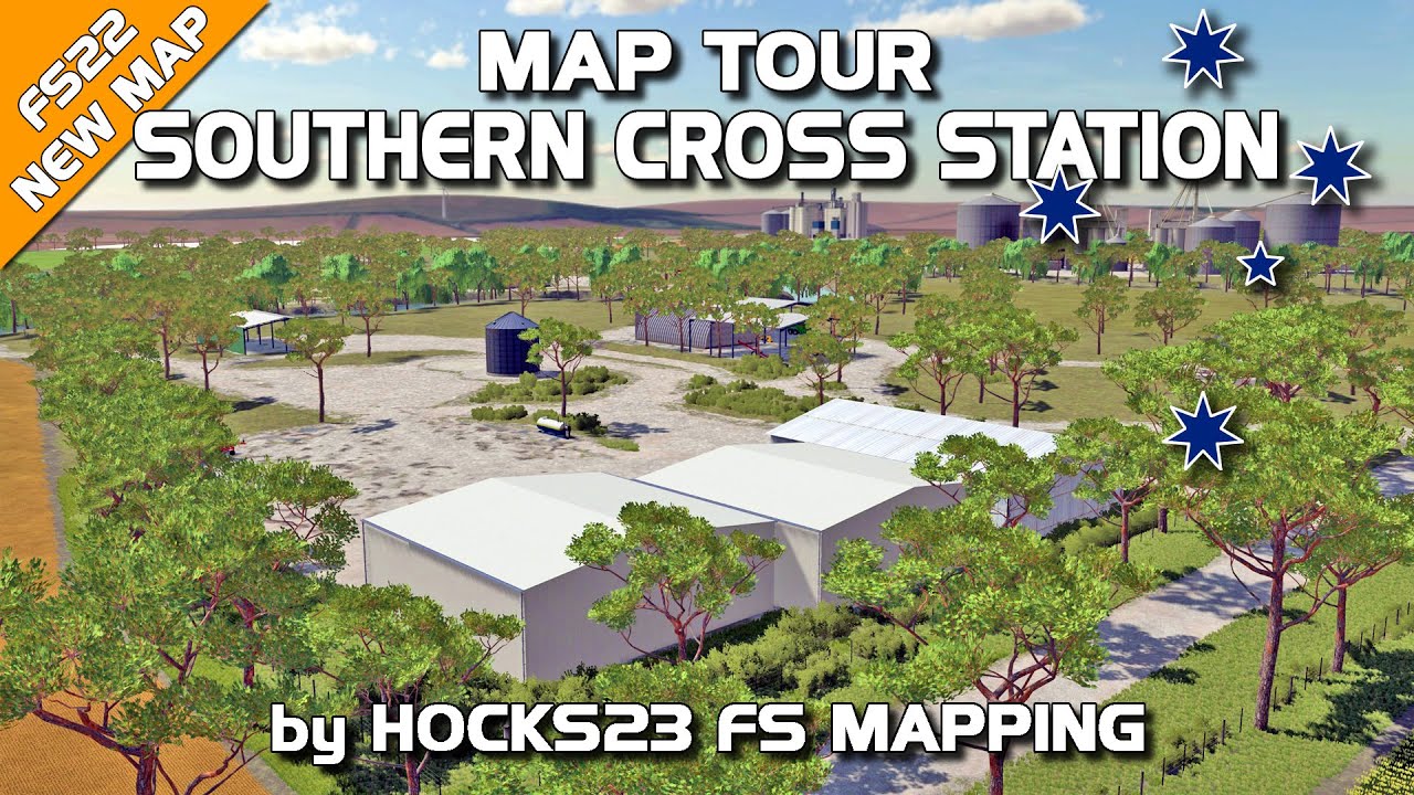 The First Aussie Map for FS22 - Southern Cross Station by Hocks 23