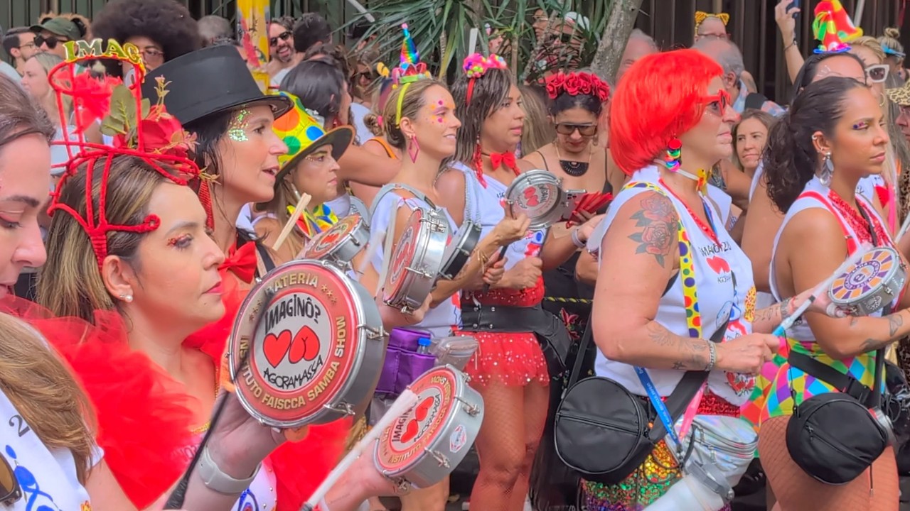 Bloco Imaginô? Agora Amassa!, Leblon, Rio de Janeiro