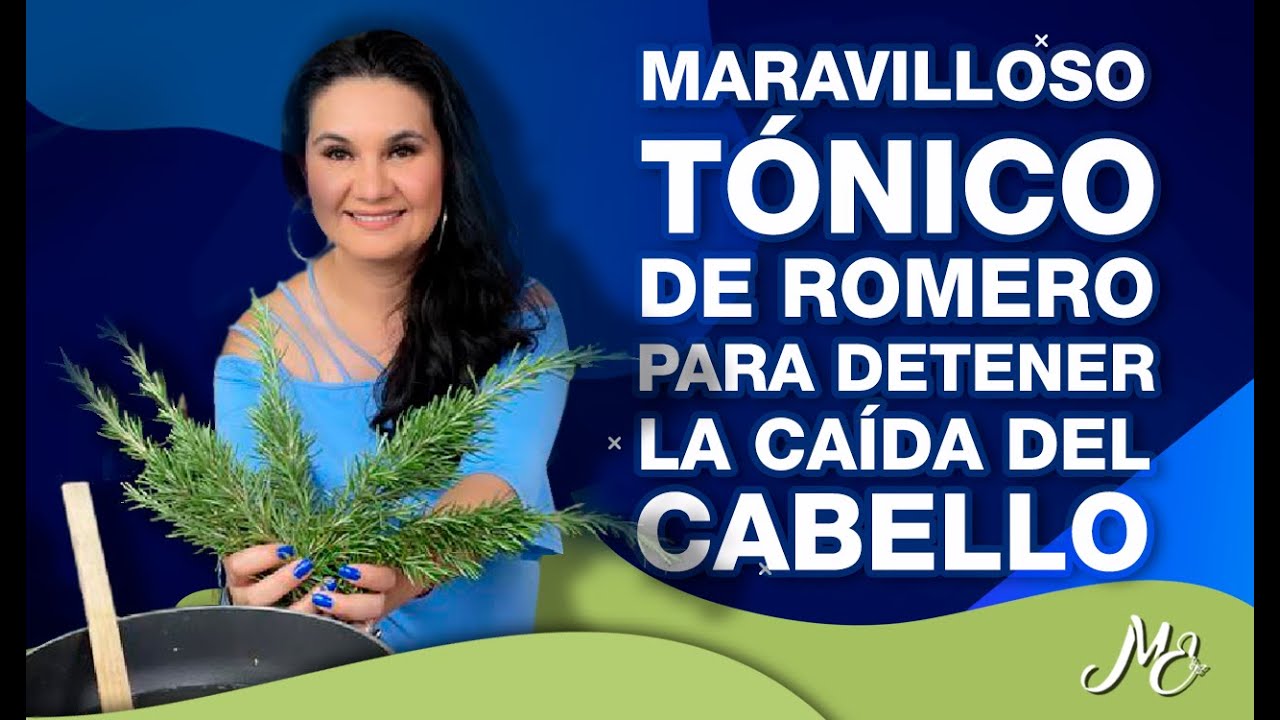 CAIDA DEL CABELLO USA ESTE TONICO DE ROMERO PARA DETENERLA