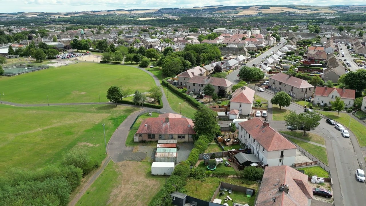 Aerial Views round about King George V Park, Bonnyrigg, Midlothian