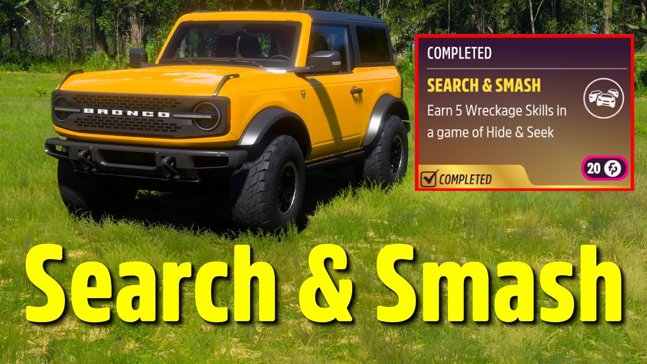 Forza Horizon 5 Search & Smash Forzathon Daily Challenge Guide | Series 55 Week 3 Winter
