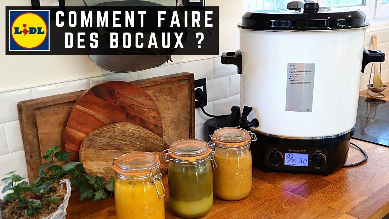 JE TESTE LE STÉRILISATEUR LIDL SILVERCREST, et réalise 3 bocaux de soupes de légumes