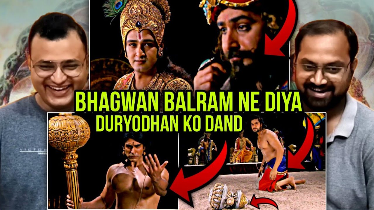 Mahabharat Episode 173 Part 2 | Reaction | Lord Balarama punished Duryodhana in the gada yudhh.