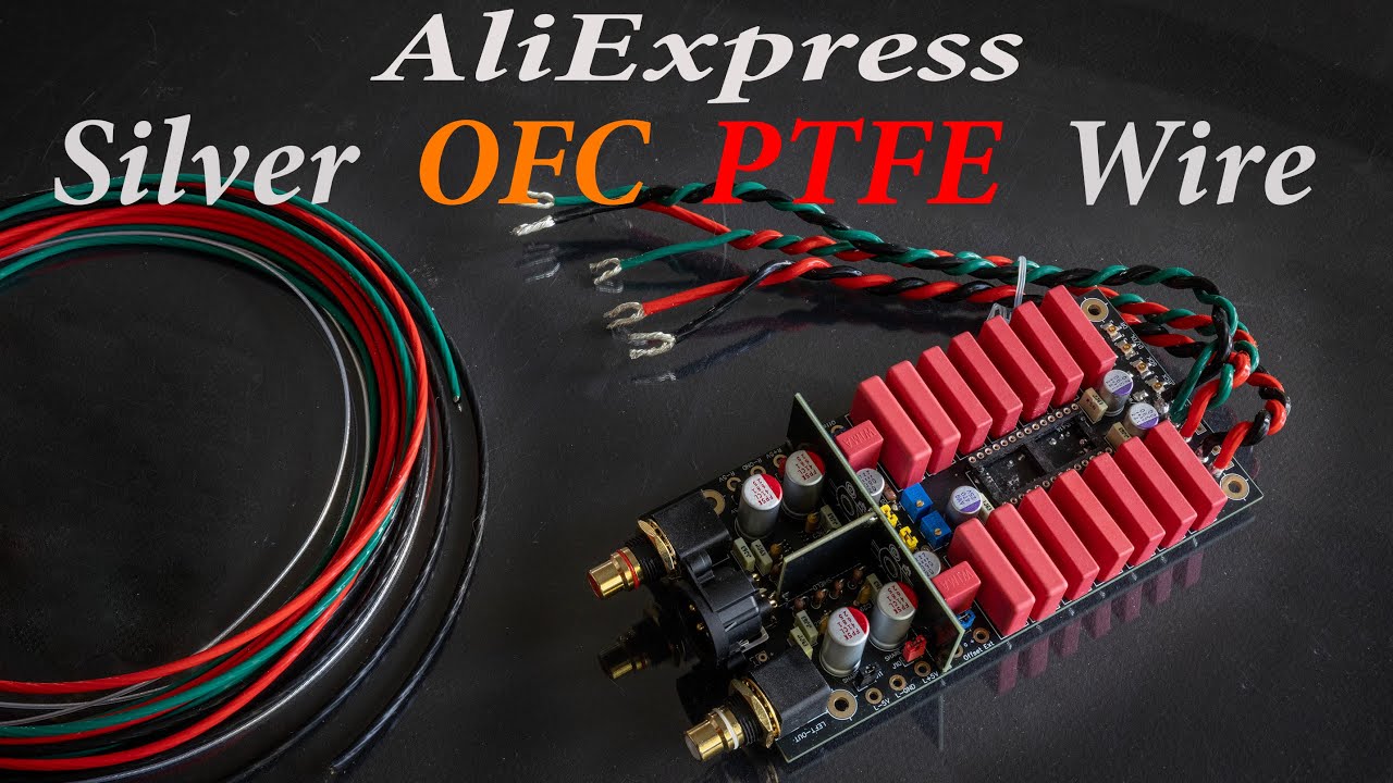 AliExpress Great Silver plated OFC wire