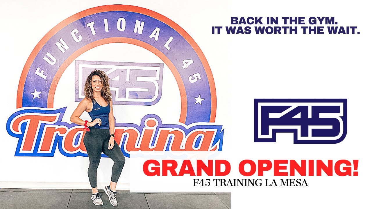 F45 TRAINING LA MESA. Grand opening of the newest San Diego location F45.